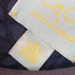 CeCe  Women’s Sz 10 Blue Sleeveless Lace Mesh Leaves Shape Sheath Lined Dress Photo 5