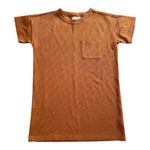 Madewell  Rib T-shirt Dress In Golden Pecan Size XS Photo 1