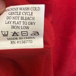 Roolee Women’s Red Midi Dress Floral Detail NWT Sz M Polyester Shift Style Photo 8