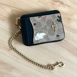 Coach  Zip Card Case In Signature Canvas With Halloween Print # CW886 Photo 3