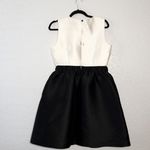 Kate Spade Cream & Black Silk Blend Las Vegas Swift Dress Size 6 Photo 9