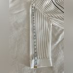 Ming Wang  Full Zip Mesh Jacket Women's  M White w/Black Trim
3/4 Sleeves Classic Photo 7