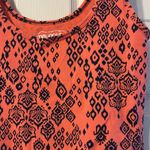 Maurice's Maurice’s Coral & Navy Tank Top Small Photo 2