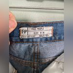 Free People  Womens Distressed Floral Cut Off Denim Jean Shorts Size 30 Photo 3