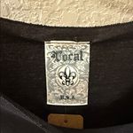 Vocal  Skull/Flowers Embellished Top Photo 1