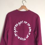 H&M  the weekend purple pullover sweatshirt size small Photo 9