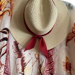 Vince Camuto NWT Tropical Blooms Topper & Sun Hat Set Photo 6