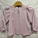 J.Crew Womens Blouse Pink Size MP Keyhole ‎ Workwear Career Business Photo 0