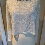 Forever 21 White Lace Long Sleeve Photo 5