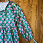 Walmart  NWOT Pink and Green Tiered Floral Midi Dress - Size S Photo 5