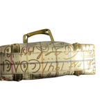 Coach Signature Heritage Tallersall graffiti Gold and Cream Tote Bag Photo 2