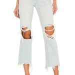 Free People  Maggie Straight Jean in Paradise Blue NWT 27 Photo 0