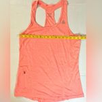 Reebok CrossFit Tank Top Racerback Zip Up Side Pocket Pink Orange Size Medium Photo 5