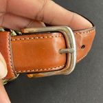 Genuine Leather Braided Belt Sz L Photo 4