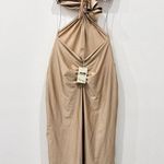 Katherin Aarhus Cintya Ruffled One Shoulder Maxi Dress Copper Gold Women's OS Size undefined Photo 4