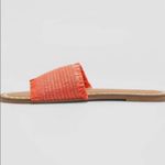 Universal Threads Universal Thread Slide Sandals Luciana Red Size 8 Woven Slip On Photo 2