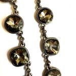Monet  grey rhinestone necklace Photo 8