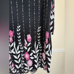 Studio 1940 Plus Size Square Neck Floral Boho Black Babydoll Tunic Top Y2K 18/20 Feminine Photo 6