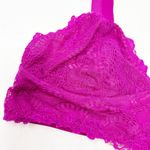 Free People Intimately Womens Lingerie Lace Wireless Bralette Bra Size S Magenta Photo 1