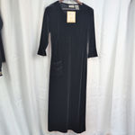 Kathie Lee Collection 2000's Deadstock Kathie Lee Velvet Dress w/bag Small Photo 1
