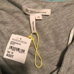 BCBGeneration BCBG One Shoulder Grey Cotton Cut Out Dress Photo 3