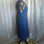 Unique Tanami Plunge Neckline Dress Blue Size M Photo 3