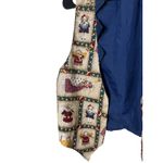 Vintage Angel Novelty Print Holiday Christmas‎ Vest Sleeveless Top Tan Size M Photo 4