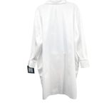 Norma Kamali Super Oversized T-Shirt Shirt Dress White Cotton XS Photo 4