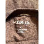 Modern Lux Sunday Coffee Club Cropped Brown Sweatshirt Size Medium Photo 2