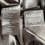 Bardot NWT  Dress Open Back Sequin Midi Black Slip Dress Size 6 Slinky Sexy New Photo 14