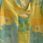 Barbizon Womens Dress Cover Up Gown Maxi Yellow Blue Beach Lined Small NWT Photo 1