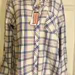 Vineyard Vines NWT  Blue and Red Plaid Button-Down Shirt Photo 0