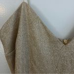 Miss Lola NWT Champagne Gold Sienna Spagheti Strap Mini Dress Size Small Photo 4