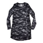 Athleta  Balance Camo Printed Dress Long Sleeve Stretch Size S Small Photo 1