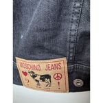 Moschino  Jeans Black Denim Hooded Jacket Sz 34 US Size 4/6 Small Photo 4