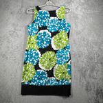 AGB Dress Women Size 12 Floral Sleeveless Black Blue Green Summer Career Party‎ Photo 1