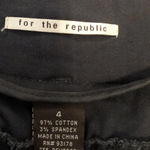 FOR THE REPUBLIC Pull On Pants Women size 4 Blue Wide Leg Boho Photo 2