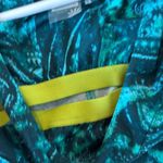 Athleta  green paisley athletic dress built in bra small Photo 9