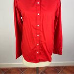 Everlane  Cherry Red Button Down Shirt Photo 2