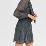 ZARA Printed Jumpsuit With Metallic Thread, Size XS, NWT Photo 3