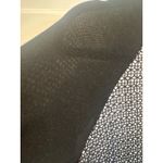 Democracy Black Lace Trim Long Sleeve Knit Top Women's Size M boho chic fairy Photo 3