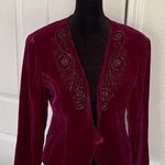 carole little Petites velvet jacket with beaded detailing. Photo 0