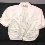 Guess  Crop White denim Jacket Photo 0