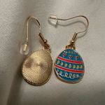 Easter Egg Earrings nwt Perfect for the Easter season Blue Photo 1