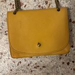 Madewell The Chain Crossbody Bag English Saddle Leather Small mustard Brown Photo 1
