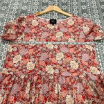W5  Short Sleeve Floral Babydoll‎ Top Size Medium Photo 6