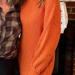 Amazon Orange Sweater Dress Photo 0