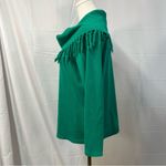 Rafaella  Cowl Neck Fringe Long sleeve Sweater Womens‎ XL Spring Soft Boho bright Photo 8