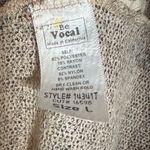 Vocal Apparel Mystic Shimmer Lace Tank in Beige Size Large Lightweight V Neck Photo 6