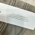 Chico's Chico’s Perfect Stretch Girlfriend Slim Leg Ankle Jeans Taupe with Lace Up Hem Photo 8